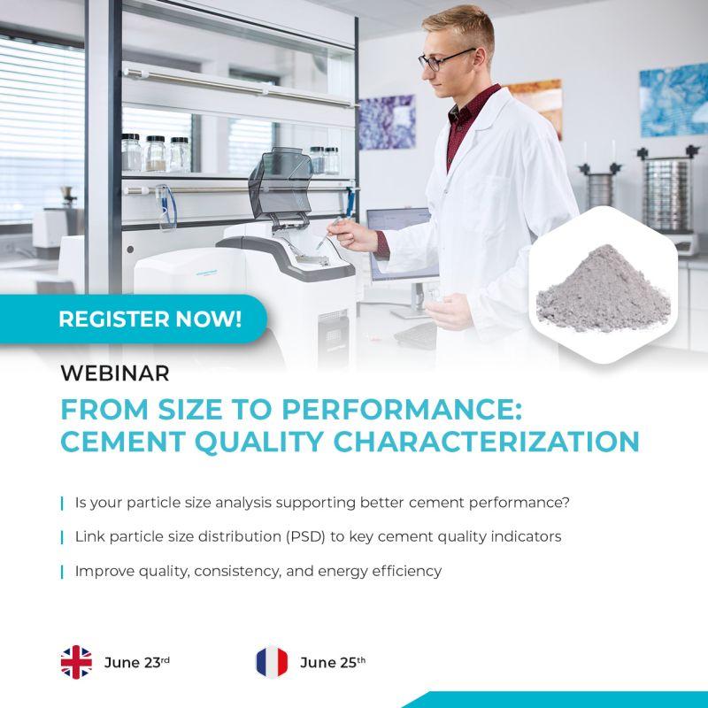 Microtrac webinar From Size to Performance Cement Quality Characterization